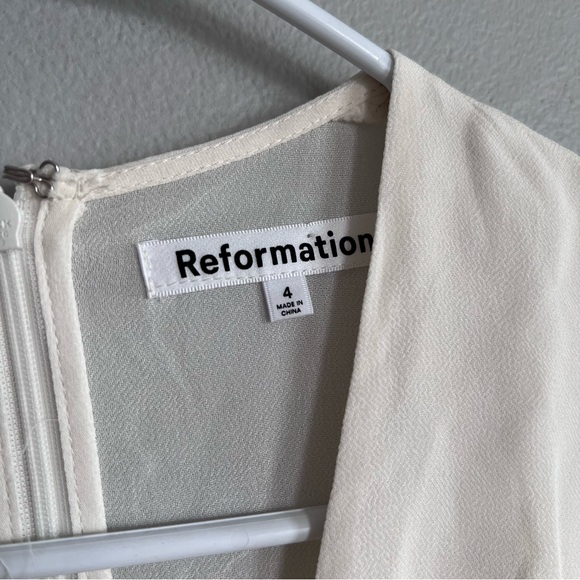 NWT Reformation Laurelei Dress Ivory White Bridal Wedding 4 - Picture 6 of 9